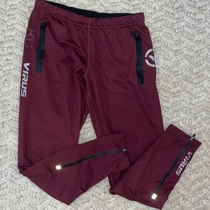 Men’s Virus KL1 Active Recovery Pant Medium Red
